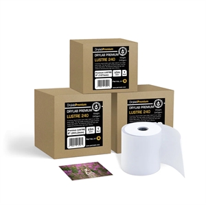 Permajet P71 Premium Lustre Drylab -rulla 240 g/m² - 4'' x 65 metriä