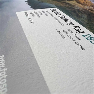 Fotospeed Studio Etching Rag – 24" x 15 metriä